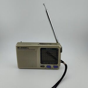 Vintage Bell & Howell Portable Radio 9 Band World Receiver FM MW SW tested